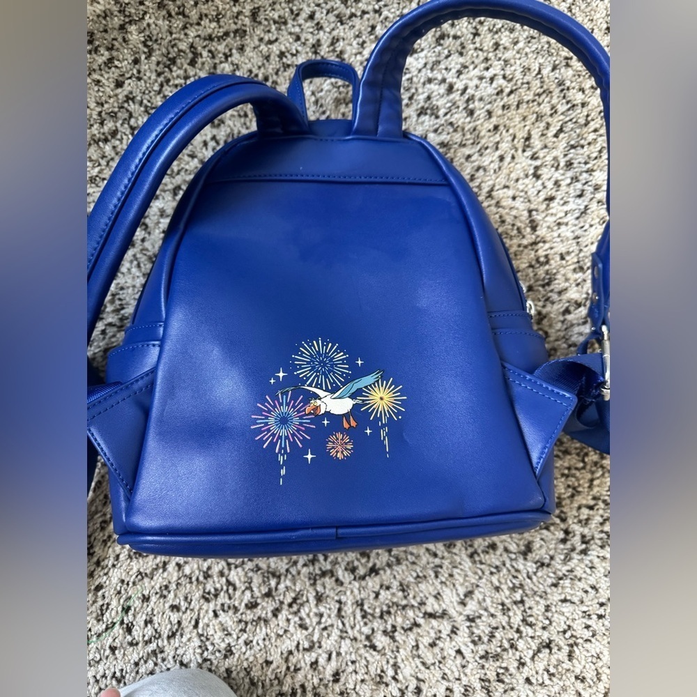 Loungefly Blue Disney Backpack - Picture 6 of 11